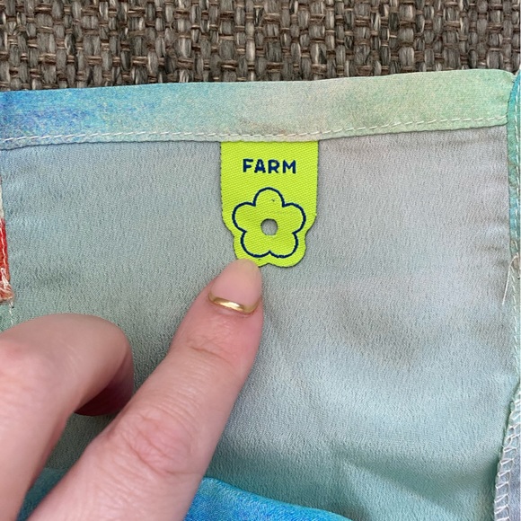 FARM Rio Hawaiian Hoola Girl Blouse - Picture 6 of 6